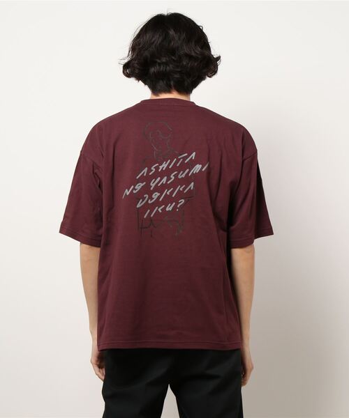 LOWRYS FARM（ローリーズファーム）の「ＭＩＴＡＩＮＡイラストコラボ　957308（Tシャツ/カットソー・メンズ・ホワイト/レッド/グリーン・MEDIUM/LARGE）」の7枚目の写真