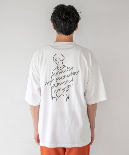 LOWRYS FARM（ローリーズファーム）の「ＭＩＴＡＩＮＡイラストコラボ　957308（Tシャツ/カットソー・メンズ・ホワイト/レッド/グリーン・MEDIUM/LARGE）」の22枚目の写真