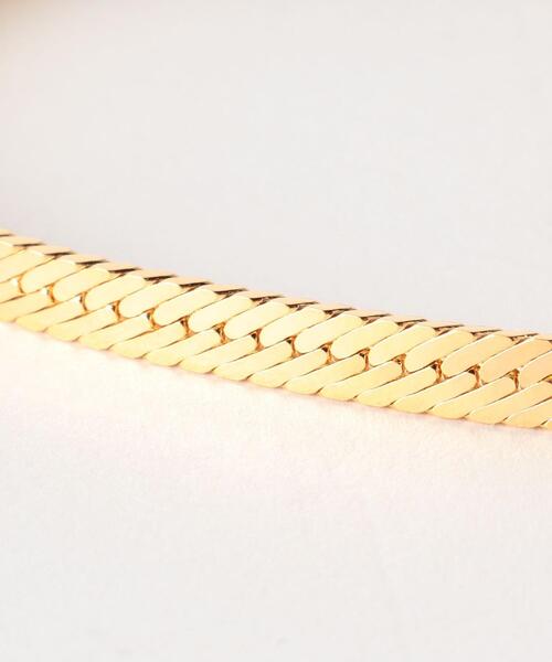 BEAUTY&YOUTH UNITED ARROWS（ビューティーアンドユースユナイテッドアローズ）の「＜JieDa＞ SNAKE CHAIN BRACELET/ブレスレット（ブレスレット・メンズ・シルバー/ゴールド・FREE）」の4枚目の写真