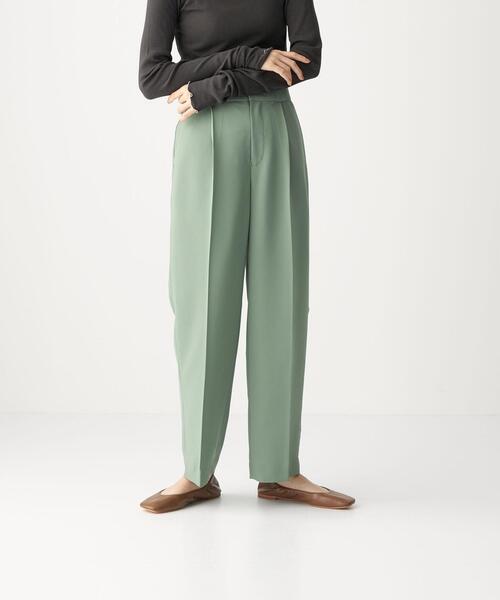 CITEN（シテン）の「＜CITEN（シテン）＞ タック セミワイド パンツ（その他パンツ・レディース・ダークグレー/ナチュラル/ライム・S/M）」の18枚目の写真