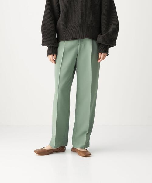 CITEN（シテン）の「＜CITEN（シテン）＞ タック セミワイド パンツ（その他パンツ・レディース・ダークグレー/ナチュラル/ライム・S/M）」の6枚目の写真