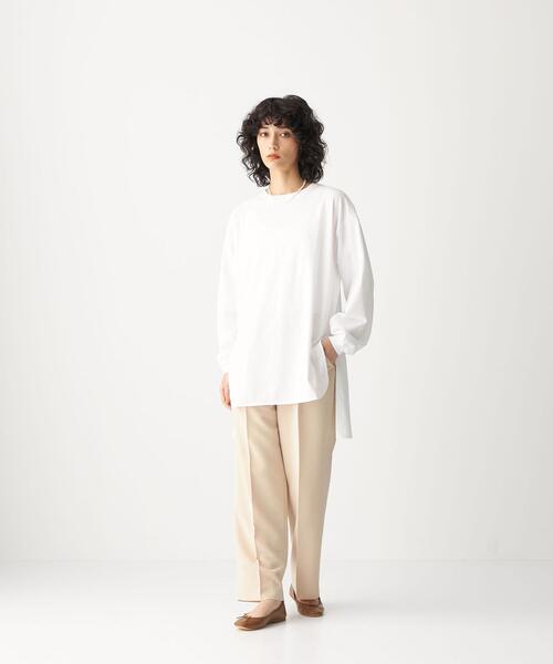 CITEN（シテン）の「＜CITEN（シテン）＞ タック セミワイド パンツ（その他パンツ・レディース・ダークグレー/ナチュラル/ライム・S/M）」の11枚目の写真