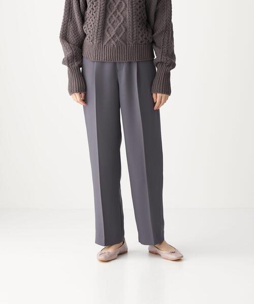 CITEN（シテン）の「＜CITEN（シテン）＞ タック セミワイド パンツ（その他パンツ・レディース・ダークグレー/ナチュラル/ライム・S/M）」の16枚目の写真