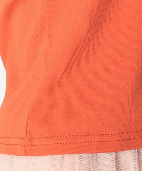 toucher du brise(トゥシェドブリーズ)の「スクエアネックカットソー(Tシャツ/カットソー・レディース・オレンジ/ブラック/ホワイト・M)」の7枚目の写真