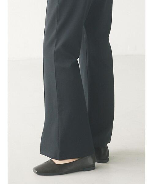 CRAFT STANDARD BOUTIQUE(クラフトスタンダードブティック)の「ふっくらクッションスクエアフラットシューズ *(パンプス・レディース・ブラック/ブラウン・M/L/S)」の9枚目の写真