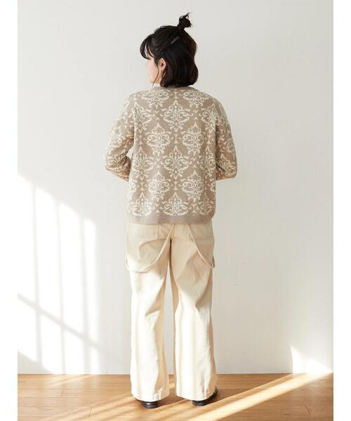 CRAFT STANDARD BOUTIQUE(クラフトスタンダードブティック)の「ふっくらクッションスクエアフラットシューズ *(パンプス・レディース・ブラック/ブラウン・M/L/S)」の4枚目の写真