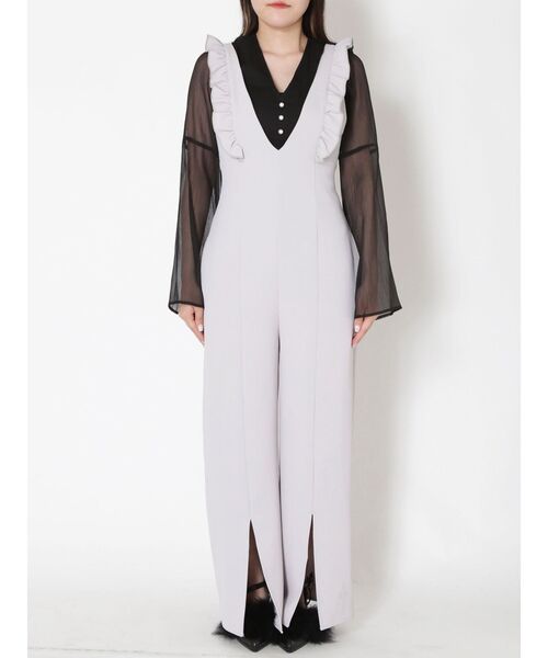 EATME（イートミー）の「BACKリボンロンパース（つなぎ/オールインワン・レディース・ブラック/グレー/その他1・SMALL/MEDIUM）」の14枚目の写真