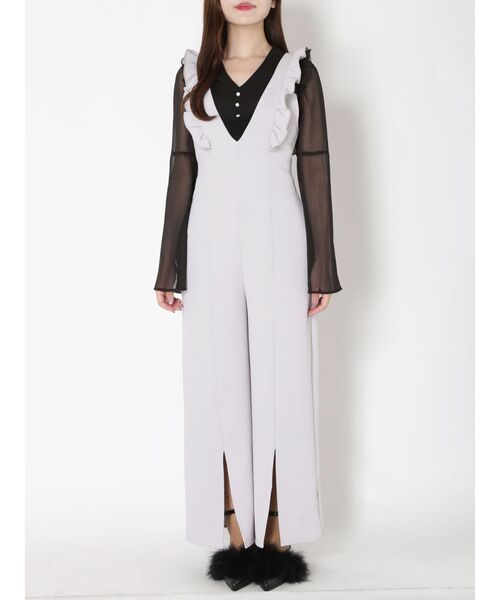 EATME（イートミー）の「BACKリボンロンパース（つなぎ/オールインワン・レディース・ブラック/グレー/その他1・SMALL/MEDIUM）」の10枚目の写真