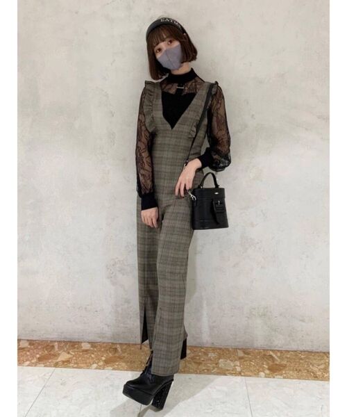 EATME（イートミー）の「BACKリボンロンパース（つなぎ/オールインワン・レディース・ブラック/グレー/その他1・SMALL/MEDIUM）」の17枚目の写真