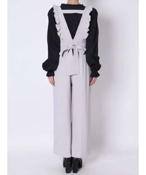 EATME（イートミー）の「BACKリボンロンパース（つなぎ/オールインワン・レディース・ブラック/グレー/その他1・SMALL/MEDIUM）」の15枚目の写真