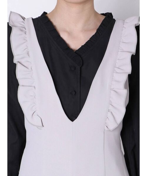 EATME（イートミー）の「BACKリボンロンパース（つなぎ/オールインワン・レディース・ブラック/グレー/その他1・SMALL/MEDIUM）」の11枚目の写真