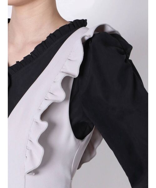 EATME（イートミー）の「BACKリボンロンパース（つなぎ/オールインワン・レディース・ブラック/グレー/その他1・SMALL/MEDIUM）」の5枚目の写真