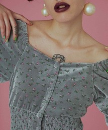 Candy Stripper | FLOWER VELOUR トップス(カーディガン/ボレロ)