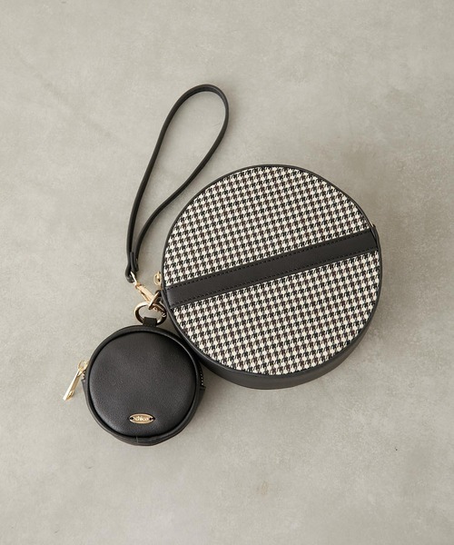 Chico（チコ）の「ポーチ付きサークルミニショルダー（ショルダーバッグ・レディース・ブラウン/ブラック系その他/ブラック/アイボリー・FREE）」の8枚目の写真