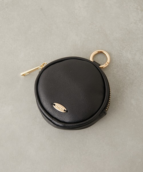 Chico（チコ）の「ポーチ付きサークルミニショルダー（ショルダーバッグ・レディース・ブラウン/ブラック系その他/ブラック/アイボリー・FREE）」の10枚目の写真