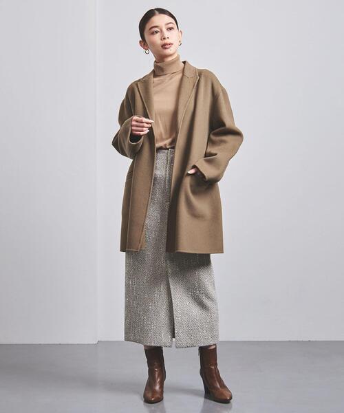 未使用級✨ユナイテッドアローズ リバージャケット ダブルフェイス モカ 22AW UNITED ARROWS（ユナイテッドアローズ）の「＜UNITED ARROWS＞リバー