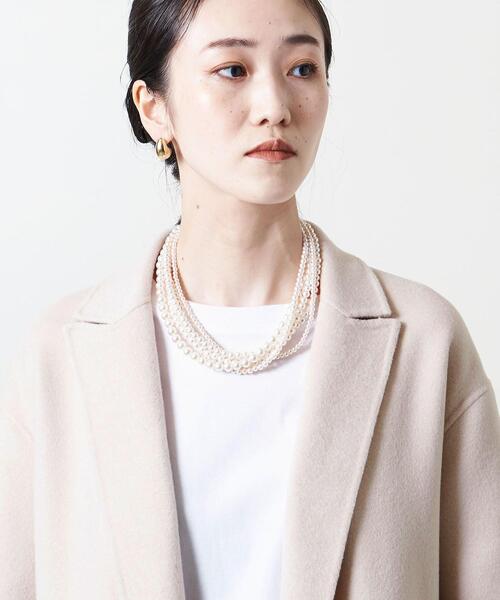 UNITED ARROWS(ユナイテッドアローズ)の「<UNITED ARROWS>リバー ジャケット W†(その他アウター・レディース・モカ/オフホワイト・FREE)」の10枚目の写真