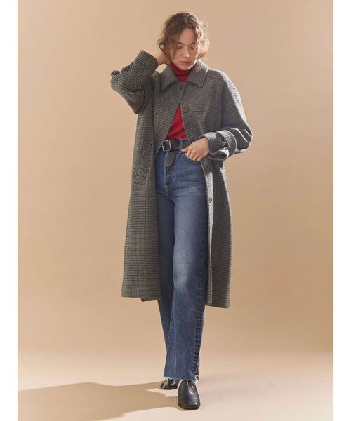 Ungrid（アングリッド）の「ウォッシャブルタートルニット（ニット/セーター・レディース・アイボリー/ヘザーグレー/ブラック/レッド/グリーン系その他/ブルー・FREE）」の9枚目の写真