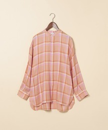 【KEITA MARUYAMA】バンドカラー総柄シャツ