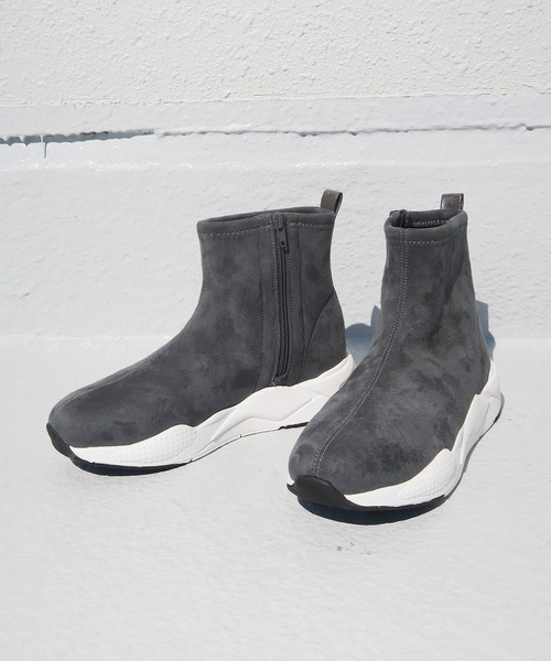 ストレッチスニーカーブーツ（ブーツ）｜mio notis（ミオノティス）