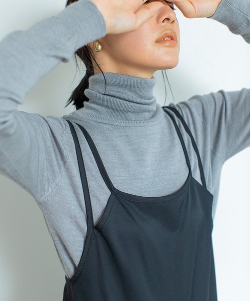 Liyoca(リヨカ)の「【Liyoca】綿ナイロンサロペット -ウォッシャブル-(サロペット/オーバーオール・レディース・ブラック/ライトベージュ・FREE)」の8枚目の写真