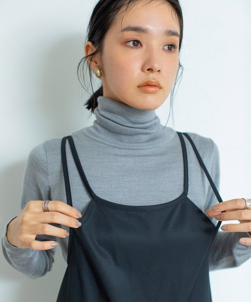 Liyoca(リヨカ)の「【Liyoca】綿ナイロンサロペット -ウォッシャブル-(サロペット/オーバーオール・レディース・ブラック/ライトベージュ・FREE)」の11枚目の写真