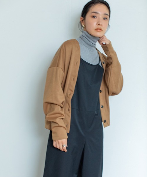 Liyoca(リヨカ)の「【Liyoca】綿ナイロンサロペット -ウォッシャブル-(サロペット/オーバーオール・レディース・ブラック/ライトベージュ・FREE)」の13枚目の写真