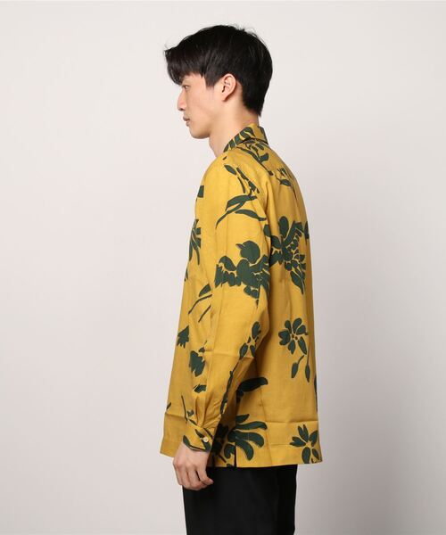 Paul Smith（ポールスミス）の「"Bird Floral" ハーフジッププルオーバーシャツ / 213313 904U（シャツ/ブラウス・メンズ・ブラウン系その他/イエロー系その他/グリーン系その他・SMALL/MEDIUM/LARGE/X-LARGE）」の10枚目の写真