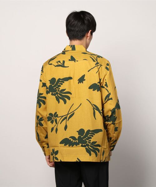 Paul Smith（ポールスミス）の「"Bird Floral" ハーフジッププルオーバーシャツ / 213313 904U（シャツ/ブラウス・メンズ・ブラウン系その他/イエロー系その他/グリーン系その他・SMALL/MEDIUM/LARGE/X-LARGE）」の11枚目の写真