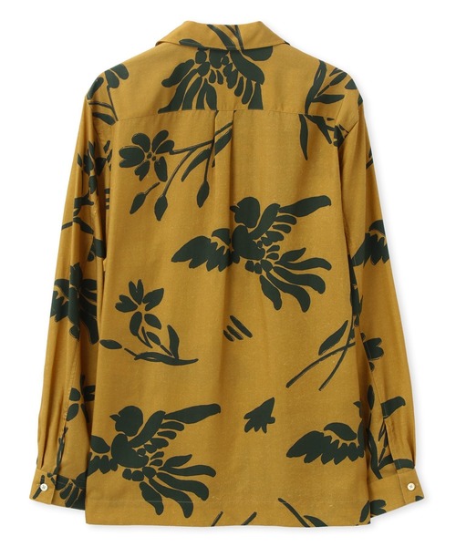 Paul Smith（ポールスミス）の「"Bird Floral" ハーフジッププルオーバーシャツ / 213313 904U（シャツ/ブラウス・メンズ・ブラウン系その他/イエロー系その他/グリーン系その他・SMALL/MEDIUM/LARGE/X-LARGE）」の7枚目の写真