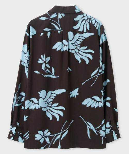 Paul Smith（ポールスミス）の「"Bird Floral" ハーフジッププルオーバーシャツ / 213313 904U（シャツ/ブラウス・メンズ・ブラウン系その他/イエロー系その他/グリーン系その他・SMALL/MEDIUM/LARGE/X-LARGE）」の19枚目の写真