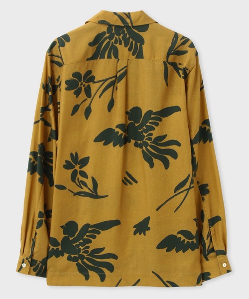 Paul Smith（ポールスミス）の「"Bird Floral" ハーフジッププルオーバーシャツ / 213313 904U（シャツ/ブラウス・メンズ・ブラウン系その他/イエロー系その他/グリーン系その他・SMALL/MEDIUM/LARGE/X-LARGE）」の17枚目の写真