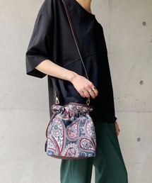 CAPRICIEUX LE'MAGE | ジャガードペイズリー巾着ショルダーバッグ(ショルダーバッグ)