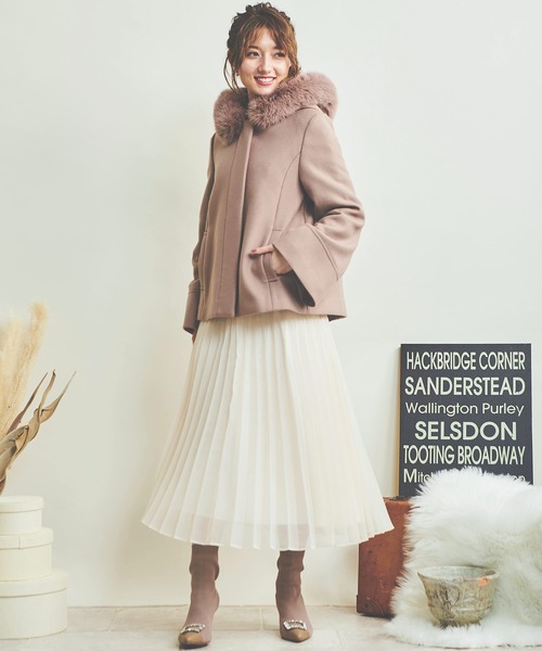 NOELA（ノエラ）の「ウールショートフードコート（その他アウター