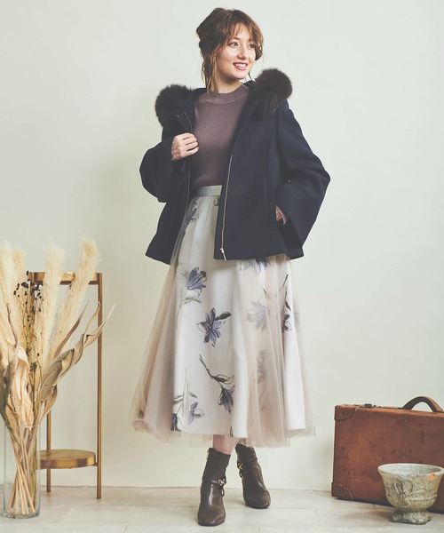 NOELA（ノエラ）の「ウールショートフードコート（その他アウター