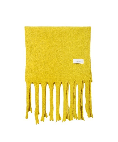 LE CIEL BLEU(ルシェルブルー)の「Roop Yarn Knit Stole(ストール/ショール・レディース・ホワイト/イエロー/ブルー・36)」の5枚目の写真