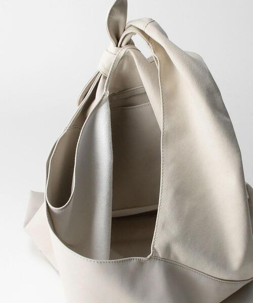 BEAUTY&YOUTH UNITED ARROWS（ビューティーアンドユースユナイテッドアローズ）の「BY コンビソフト タイ ショルダーバッグ（ショルダーバッグ・レディース・ナチュラル/ブラック・FREE）」の7枚目の写真