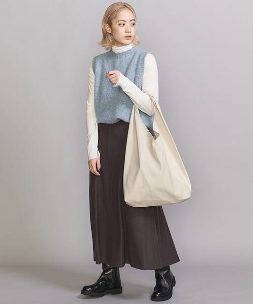 BEAUTY&YOUTH UNITED ARROWS（ビューティーアンドユースユナイテッドアローズ）の「BY コンビソフト タイ ショルダーバッグ（ショルダーバッグ・レディース・ナチュラル/ブラック・FREE）」の15枚目の写真