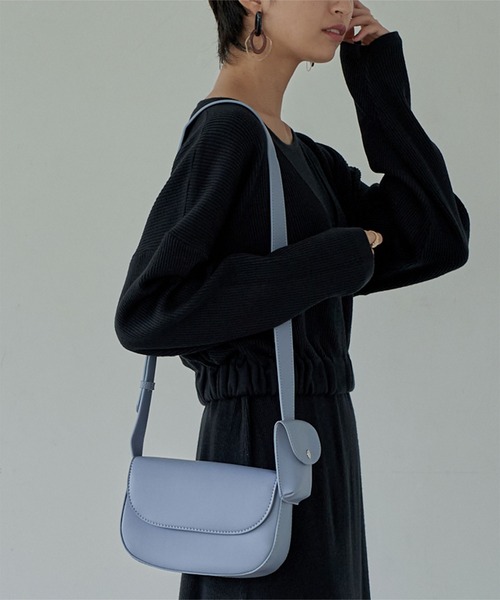 miette（ミエット）の「ミニポーチ付きショルダーバッグ（ショルダーバッグ・レディース・オフホワイト/イエロー/ブルー・FREE）」の3枚目の写真