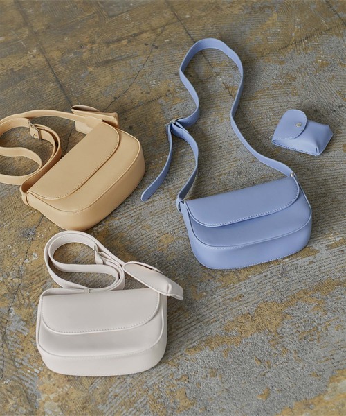 miette（ミエット）の「ミニポーチ付きショルダーバッグ（ショルダーバッグ・レディース・オフホワイト/イエロー/ブルー・FREE）」の8枚目の写真