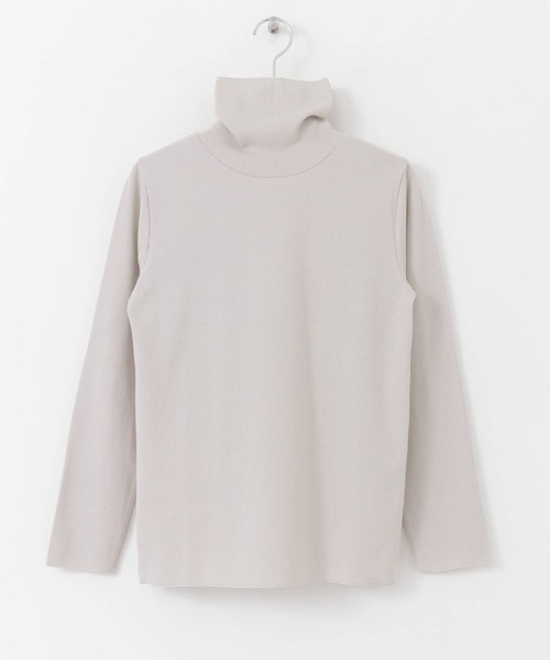 URBAN RESEARCH DOORS(アーバンリサーチドアーズ)の「『UR TECH』テレコタートルネックTシャツ(Tシャツ/カットソー・レディース・チャコールグレー/ライトグレー/オフホワイト・ONE)」の20枚目の写真