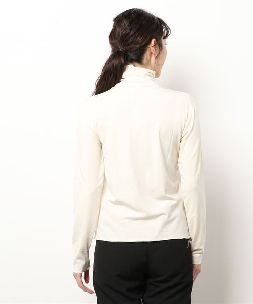 チャイハネ（チャイハネ）の「【チャイハネ】yul ハイネック刺繍トップス（Tシャツ/カットソー・レディース・ホワイト/ブラウン・FREE）」の4枚目の写真