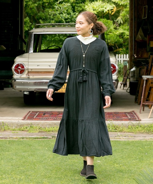 チャイハネ（チャイハネ）の「【チャイハネ】yul ハイネック刺繍トップス（Tシャツ/カットソー・レディース・ホワイト/ブラウン・FREE）」の15枚目の写真