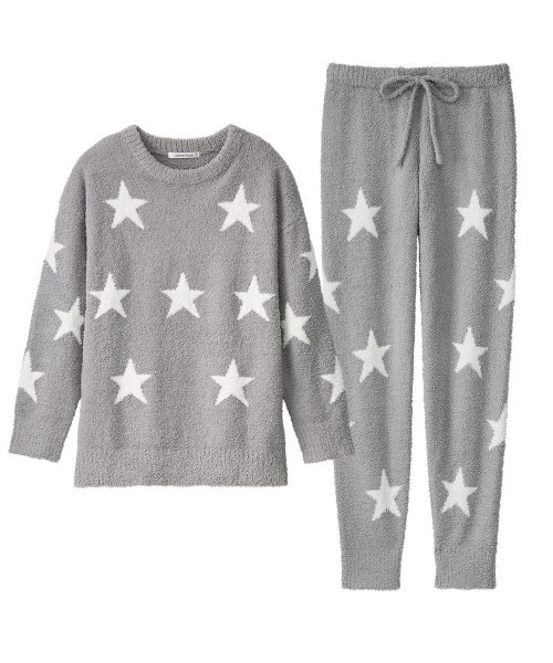 aimerfeel(エメフィール)の「×【アウトレット】モチーフ モールニット 上下セット (男女兼用サイズ)(ルームウェア/パジャマ・レディース・ボルドー/オフホワイト/チャコールグレー/ピンク/ネイビー・LARGE/MEDIUM)」の22枚目の写真