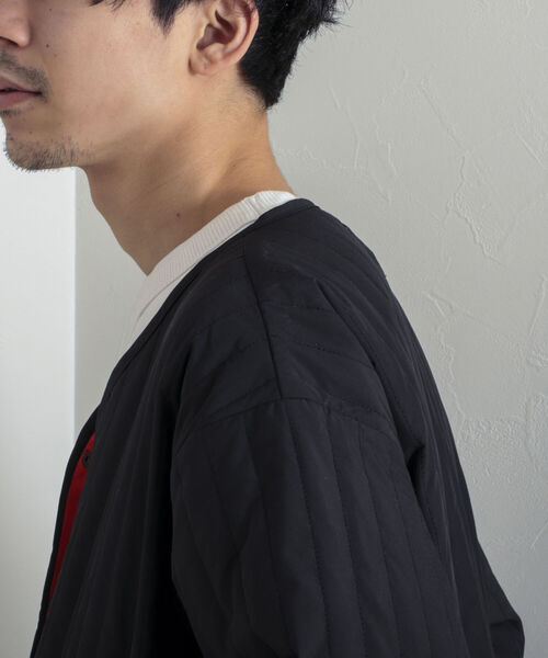 GLOSTER(グロスター)の「【GLOSTER/グロスター】ミリタリーキルティングショートライナー(その他アウター・メンズ・ベージュ/オリーブ/ブラック・MEDIUM)」の21枚目の写真
