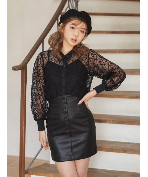 Darich（ダーリッチ）の「コルセットレザースカート（スカート）」 - WEAR