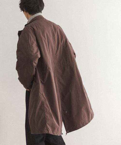 FORK&SPOON（フォークアンドスプーン）の「FORK&SPOON　モッズコート（モッズコート・メンズ・ダークブラウン/チャコールグレー・4/5）」の4枚目の写真