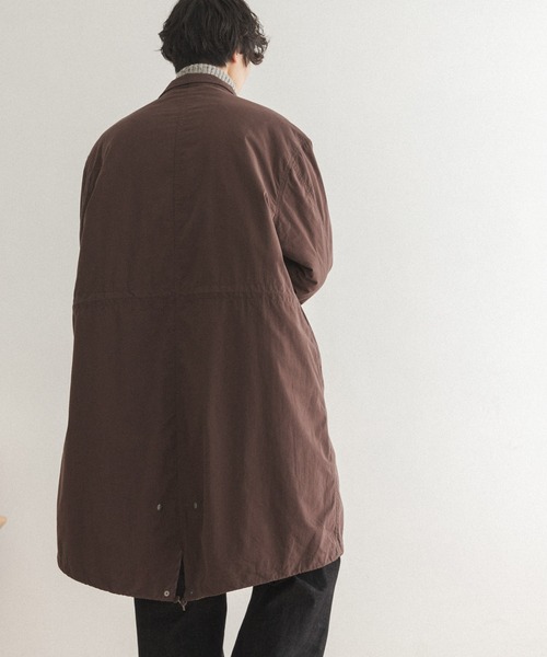 FORK&SPOON（フォークアンドスプーン）の「FORK&SPOON　モッズコート（モッズコート・メンズ・ダークブラウン/チャコールグレー・4/5）」の5枚目の写真