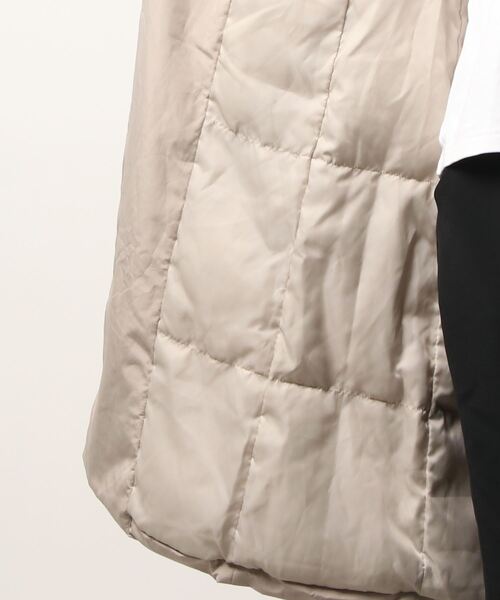 Te chichi（テチチ）の「LOFTECH中綿ロングコート（その他アウター・レディース・ブラック/ベージュ/チャコール・SMALL/MEDIUM）」の5枚目の写真