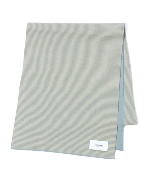 GLOBAL WORK（グローバルワーク）の「ヤミツキニットマフラー/229681（マフラー・メンズ・チャコールグレー/ネイビー/ライトベージュ・FREE）」の8枚目の写真